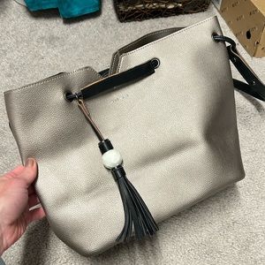 Pixie Mood handbag - brushed pewter